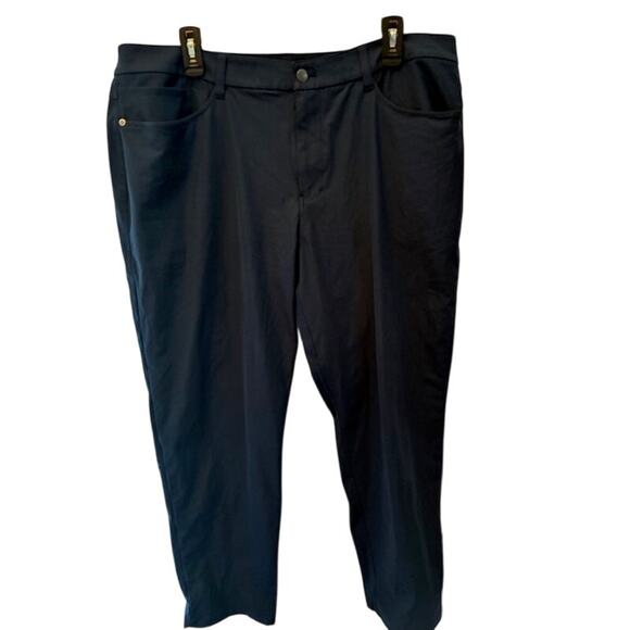 Lululemon Men's ABC Warpstreme Pants Golf Charcoal Size 38 x 29 CA35801 RN106259 - Picture 1 of 7